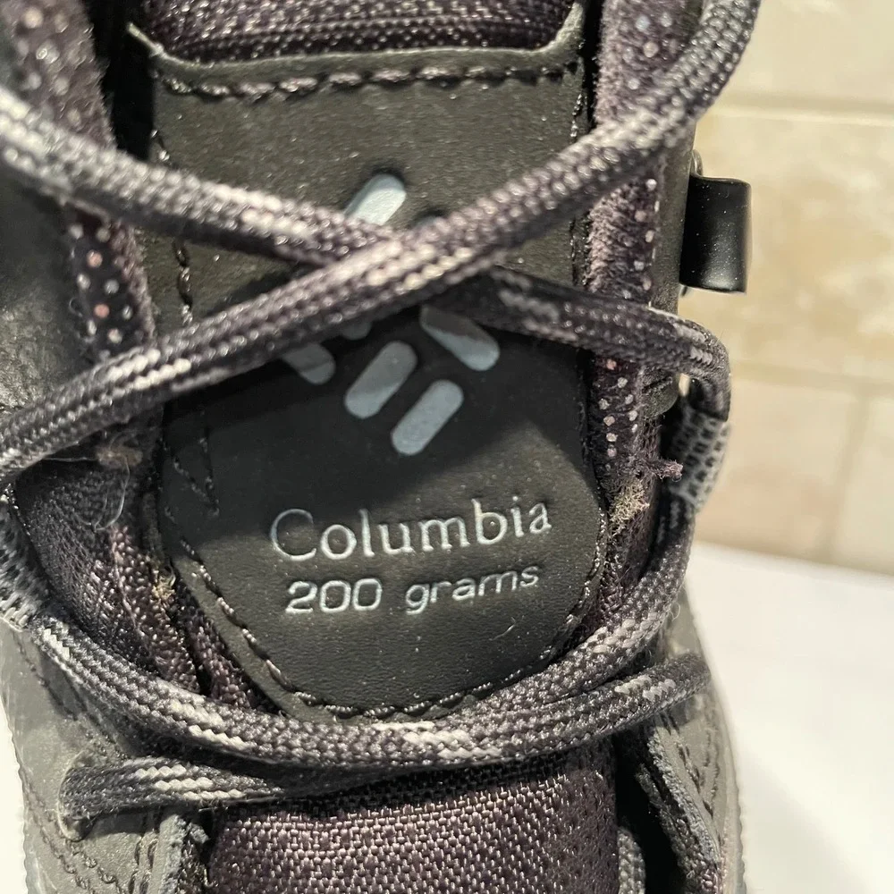 Columbia Gunnison II Omni Heat Mens 15 Waterproof Winter Boots Black 200g